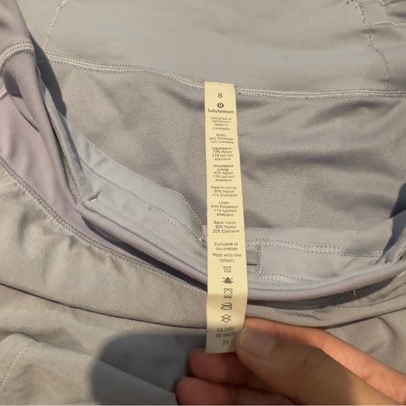Lululemon Run Times Shorts II *4" Speed Up Size 8 Berry Mist Running Exercise - Picture 11 of 14